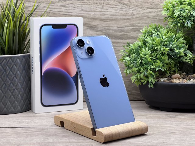 iPhone 14 Blue 256GB 2 ÉV Garanciával 92%