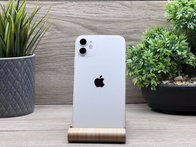 iPhone 11 White 128GB 2 ÉV Garanciával 100%