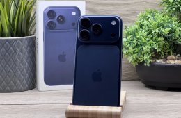 Hibátlan iPhone 17 Pro Deep Blue 256GB 2 ÉV Garanciával 100% 2029.04.14 Apple Gari