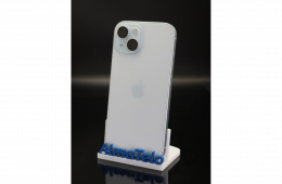 Apple iPhone 15 eSIM 128 GB Blue 100% akku - 12 HÓ GARANCIA
