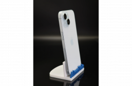 Apple iPhone 15 eSIM 128 GB Blue 100% akku - 12 HÓ GARANCIA