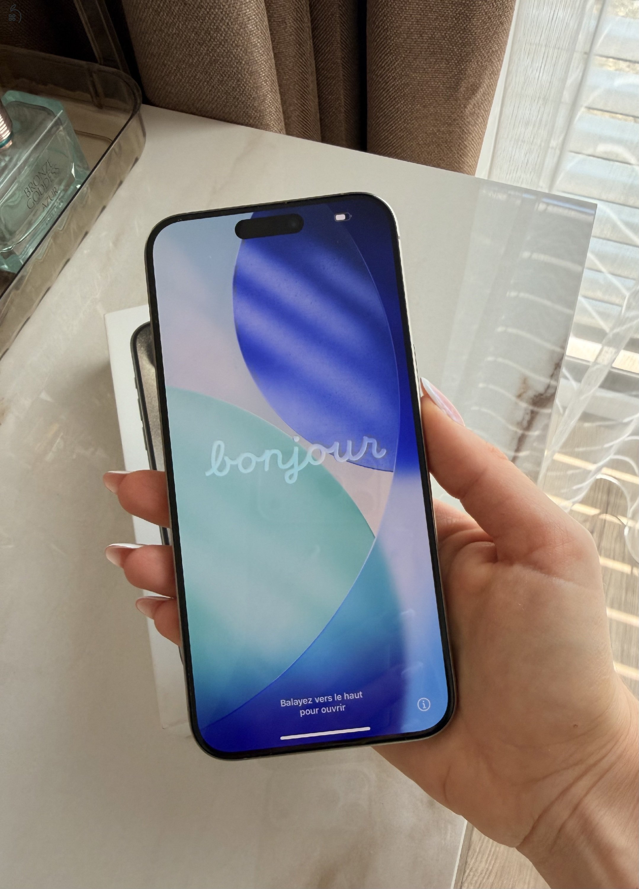 Iphone 15 Pro Max 256 független, töltőkábellel