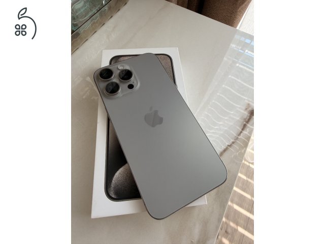 Iphone 15 Pro Max 256 független, töltőkábellel