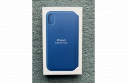iPhone X Leather Folio Electric Blue Tok