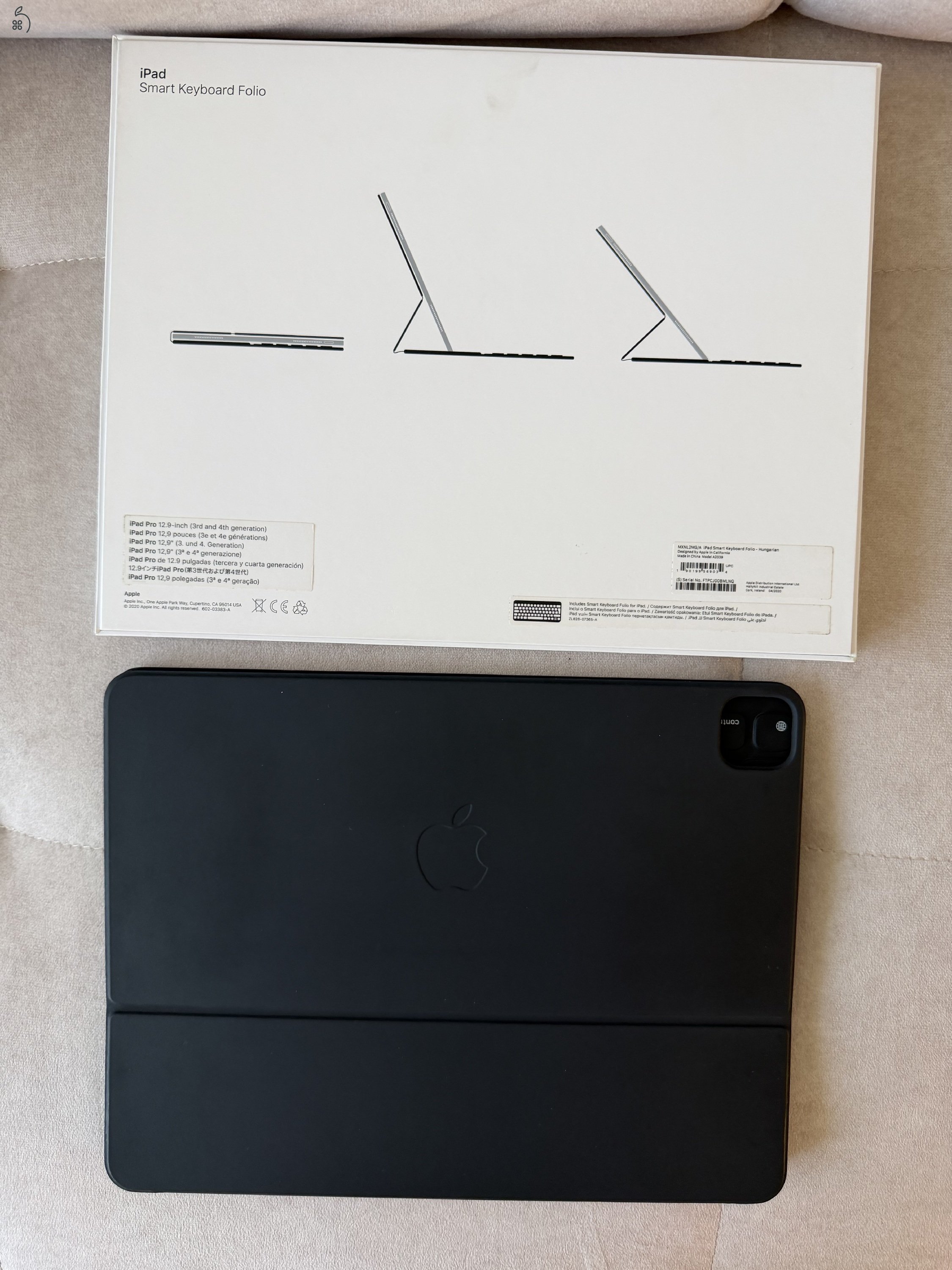 Apple Smart Keyboard Folio - iPad 12.9 - gyönyörű állapotban