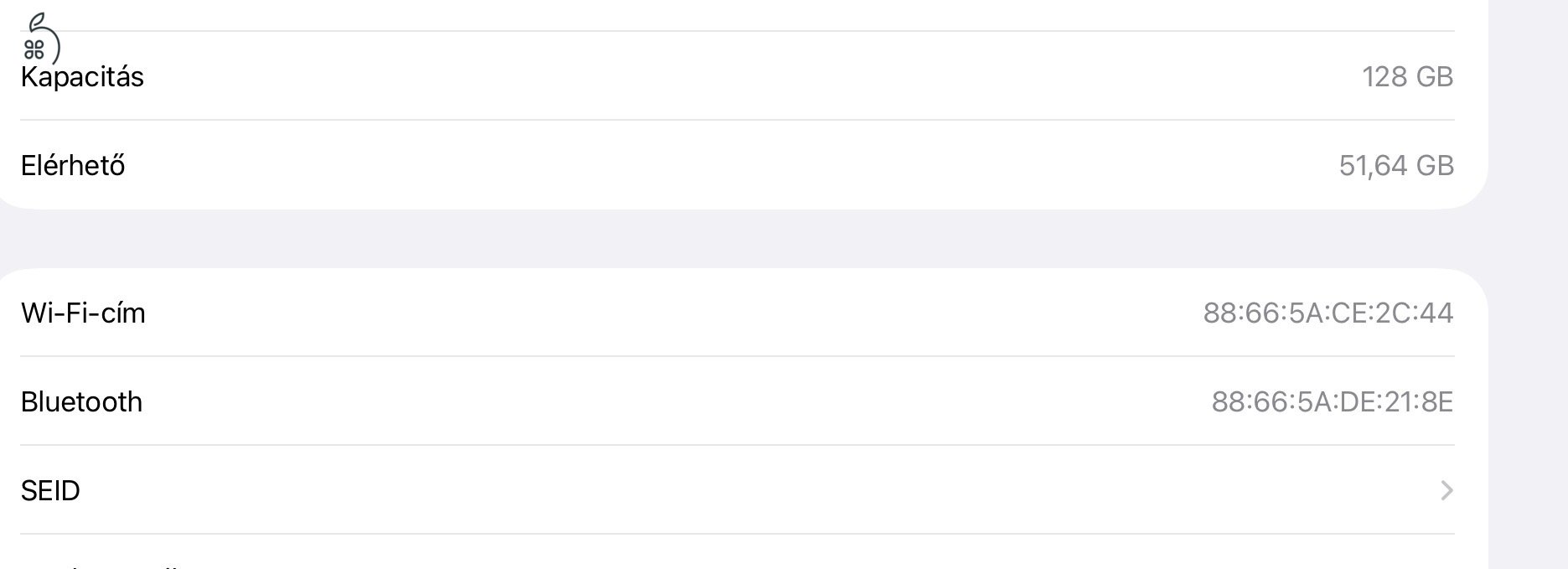 12,9” iPad Pro (5. generáció, M1, 128 G + Wifi )