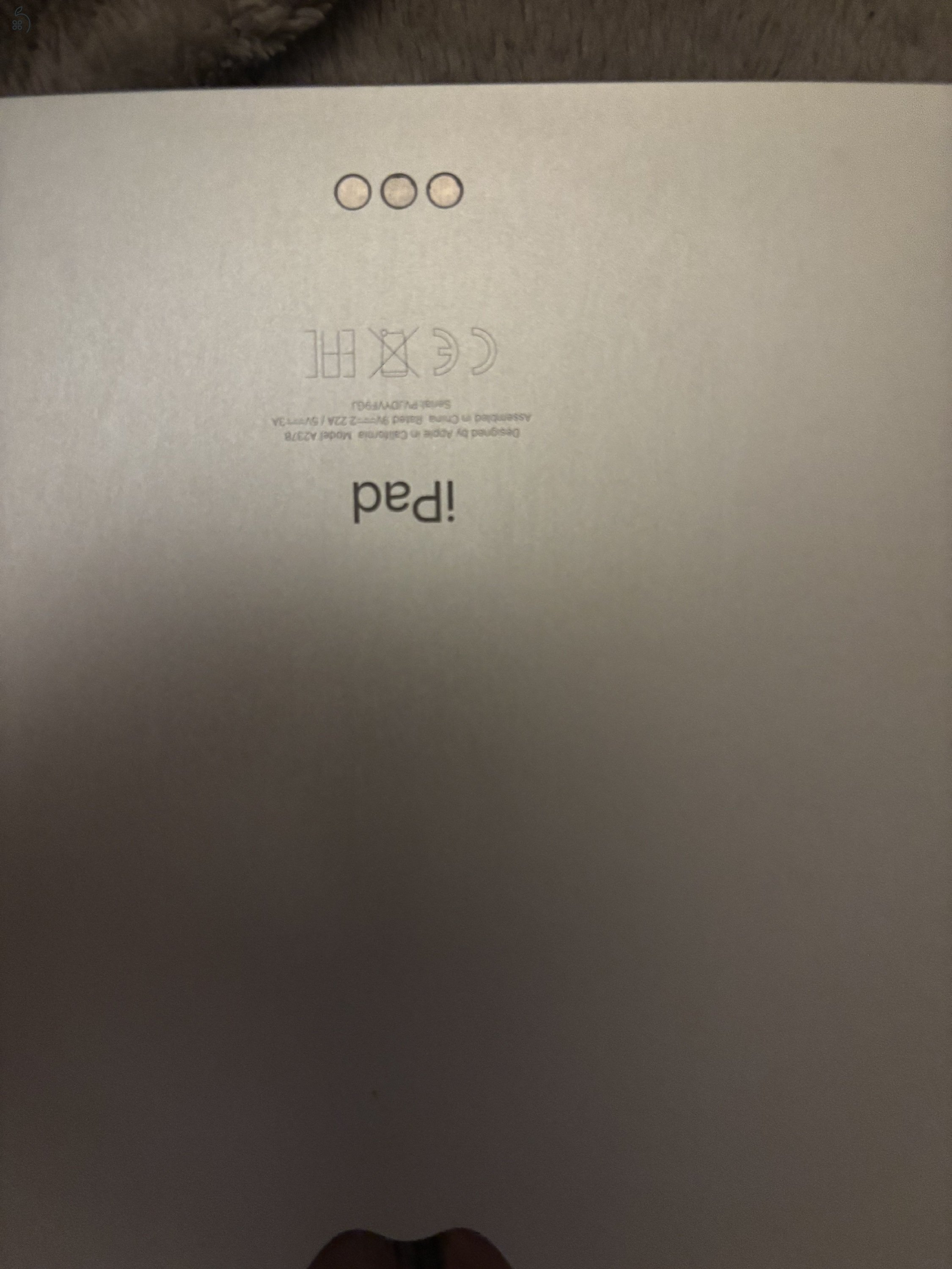 12,9” iPad Pro (5. generáció, M1, 128 G + Wifi )