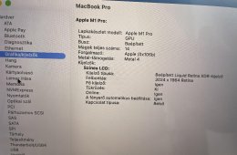 Keveset használt hibátlan MacBook Pro (M1) eladó