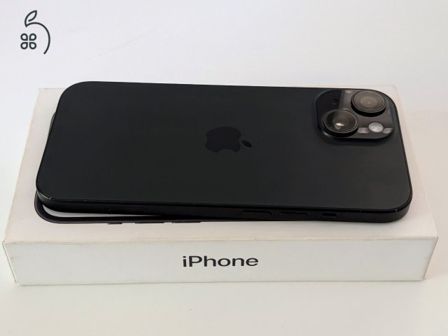 Apple iPhone 15 128GB - Black - Megkímélt, Bolti garanciával
