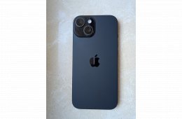 Apple iPhone 15 128GB - Black - Megkímélt, Bolti garanciával