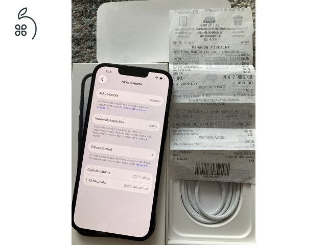 iPhone 16e 128GB Új!