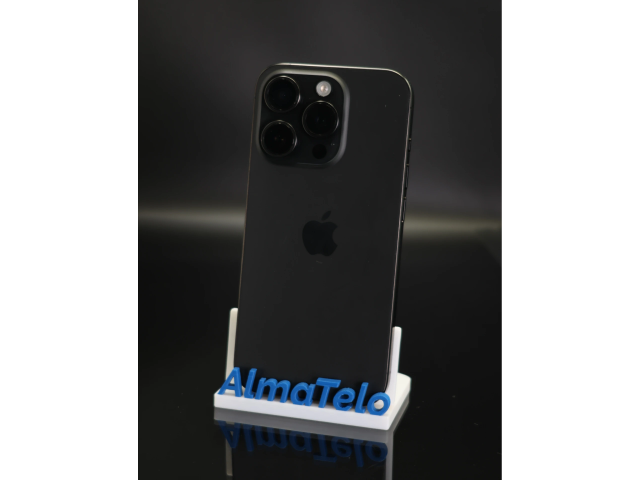 Apple iPhone 15 Pro eSIM 512 GB Black Titanium 96% akku - 12 HÓ GARANCIA