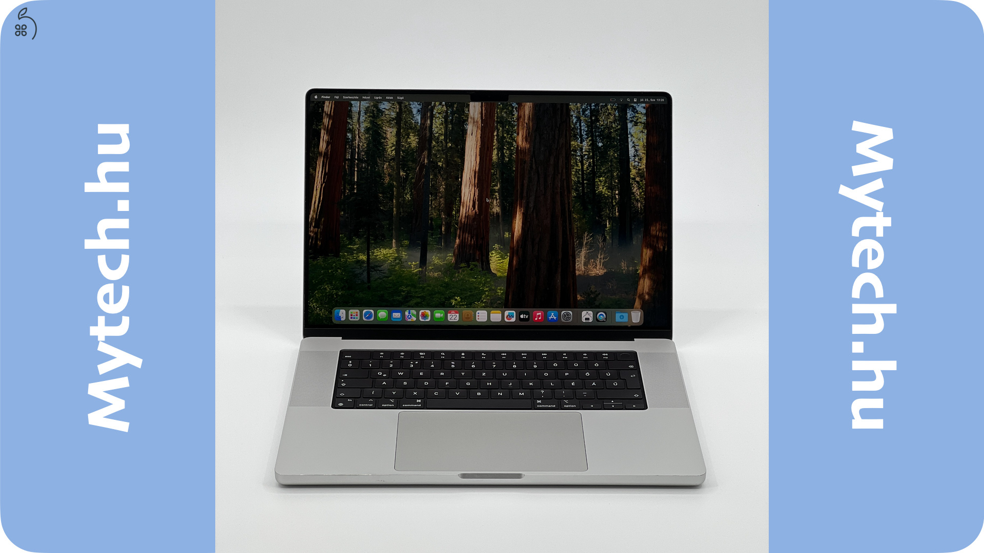 MacBook Pro 16″ 2021, M1 Max , 64 GB RAM, 10 core CPU, 24 core GPU, 512GB SSD, Silver 27% Áfa, 0535AB