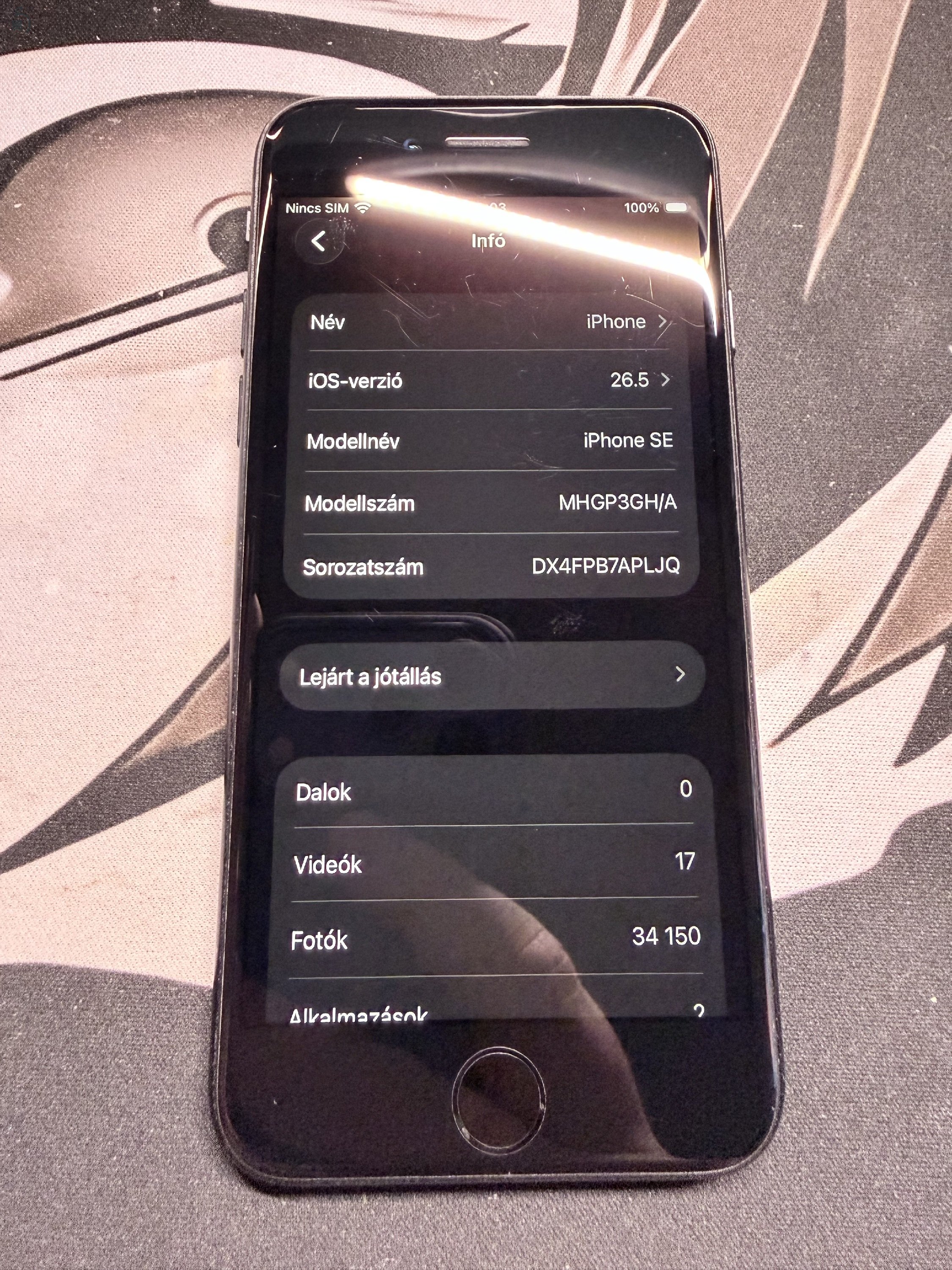iPhone SE2 2020 Black 64GB
