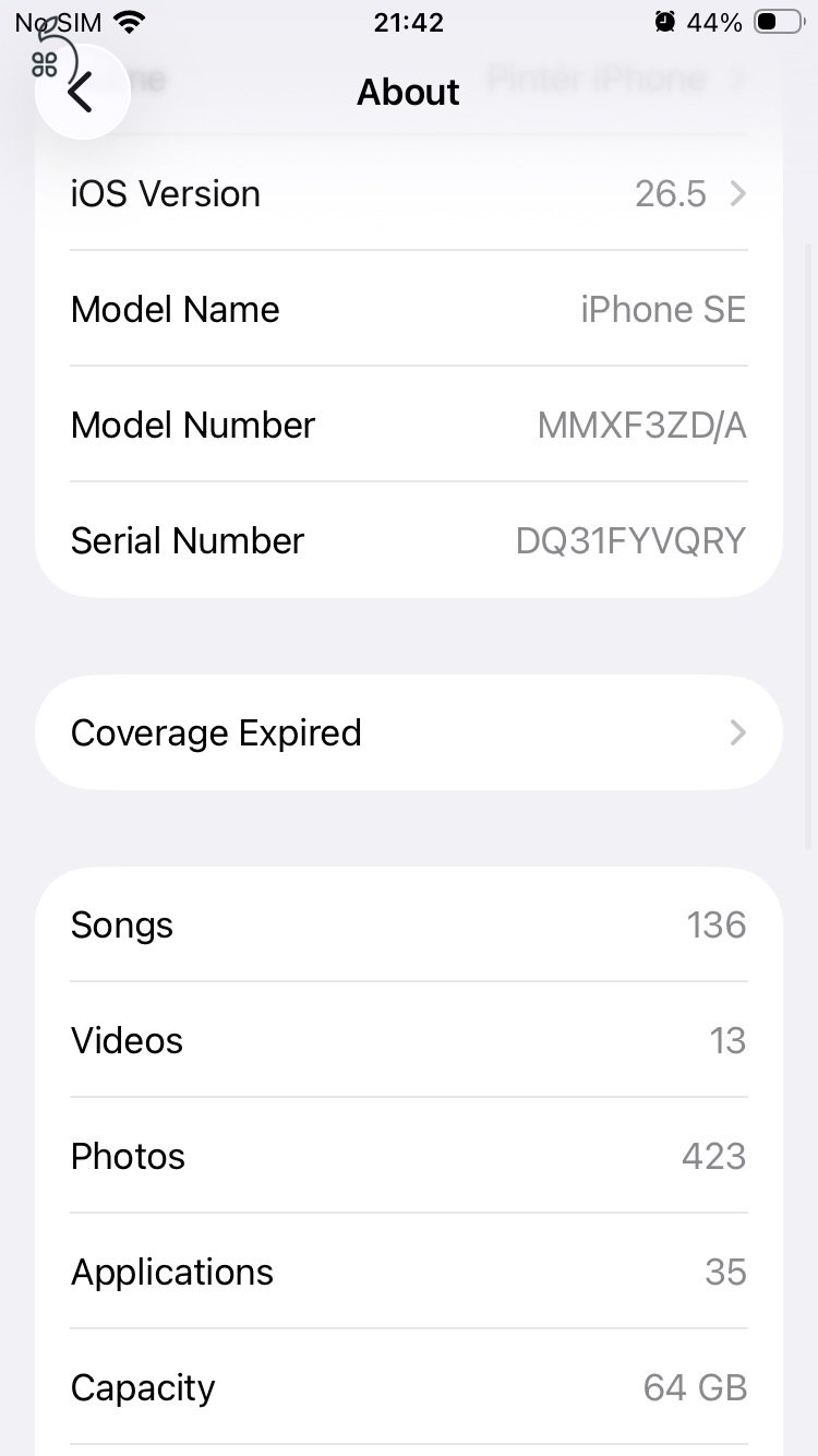 iPhone SE 2022 Midnight 64 GB független akku 80%