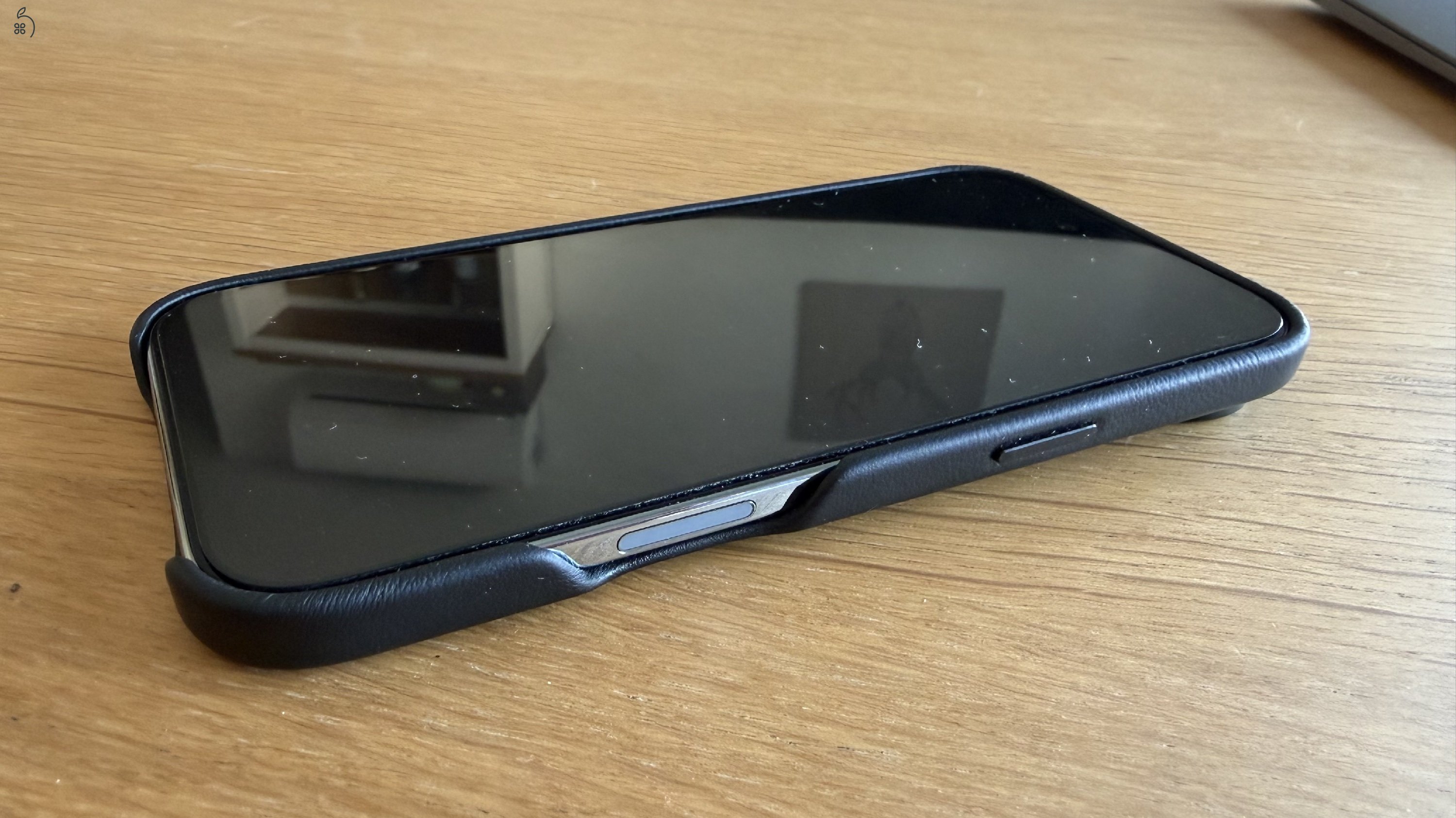 Új fekete Bőr Dviced Iphone Air Magsafe telefon tok