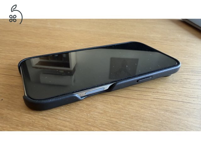 Új fekete Bőr Dviced Iphone Air Magsafe telefon tok