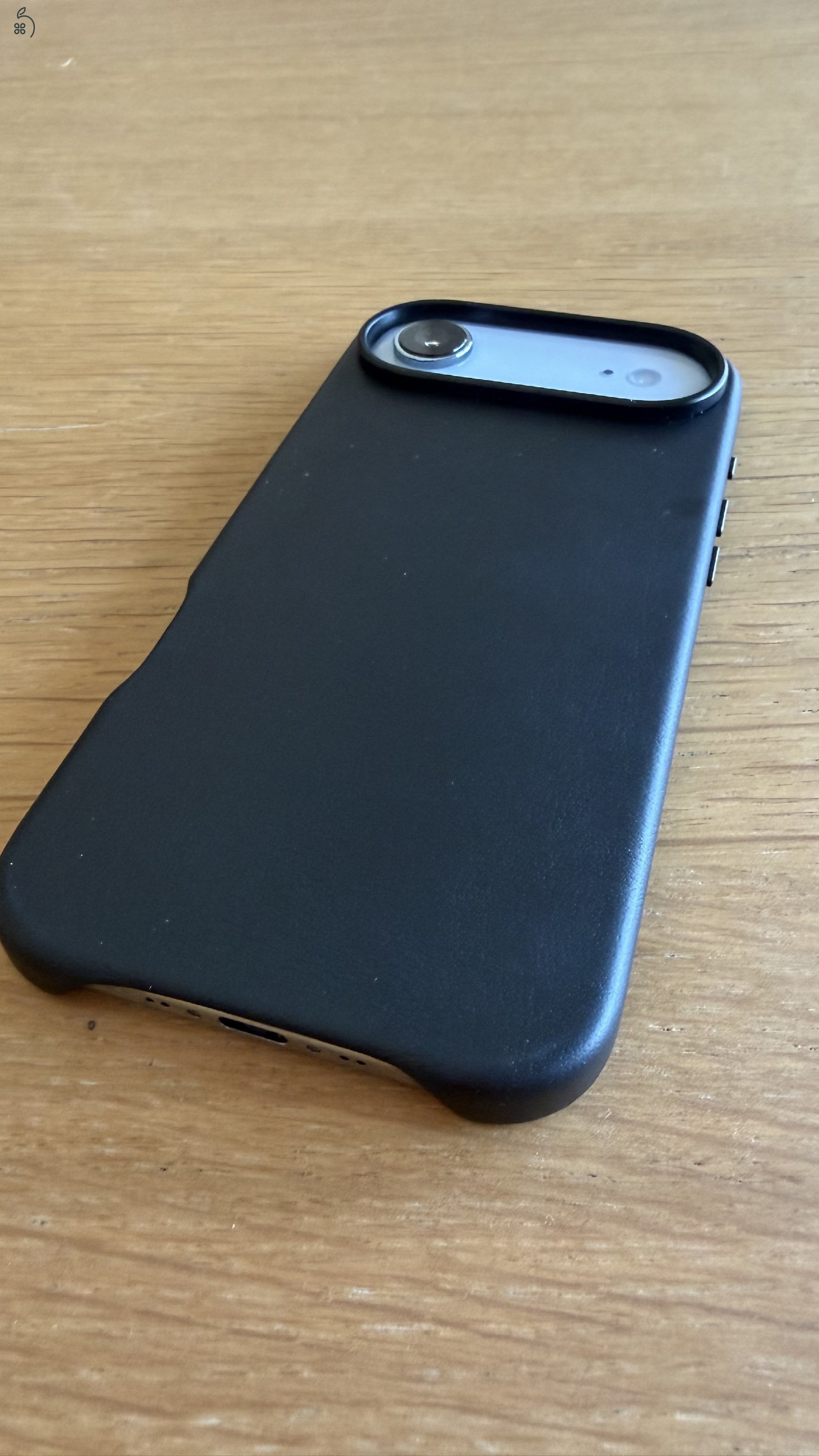Új fekete Bőr Dviced Iphone Air Magsafe telefon tok