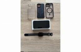 Iphone 15 green 128GB és Apple Watch se