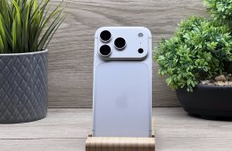Hibátlan iPhone 17 Pro Silver 256GB 2 ÉV Garanciával Számlával Aksi 100%