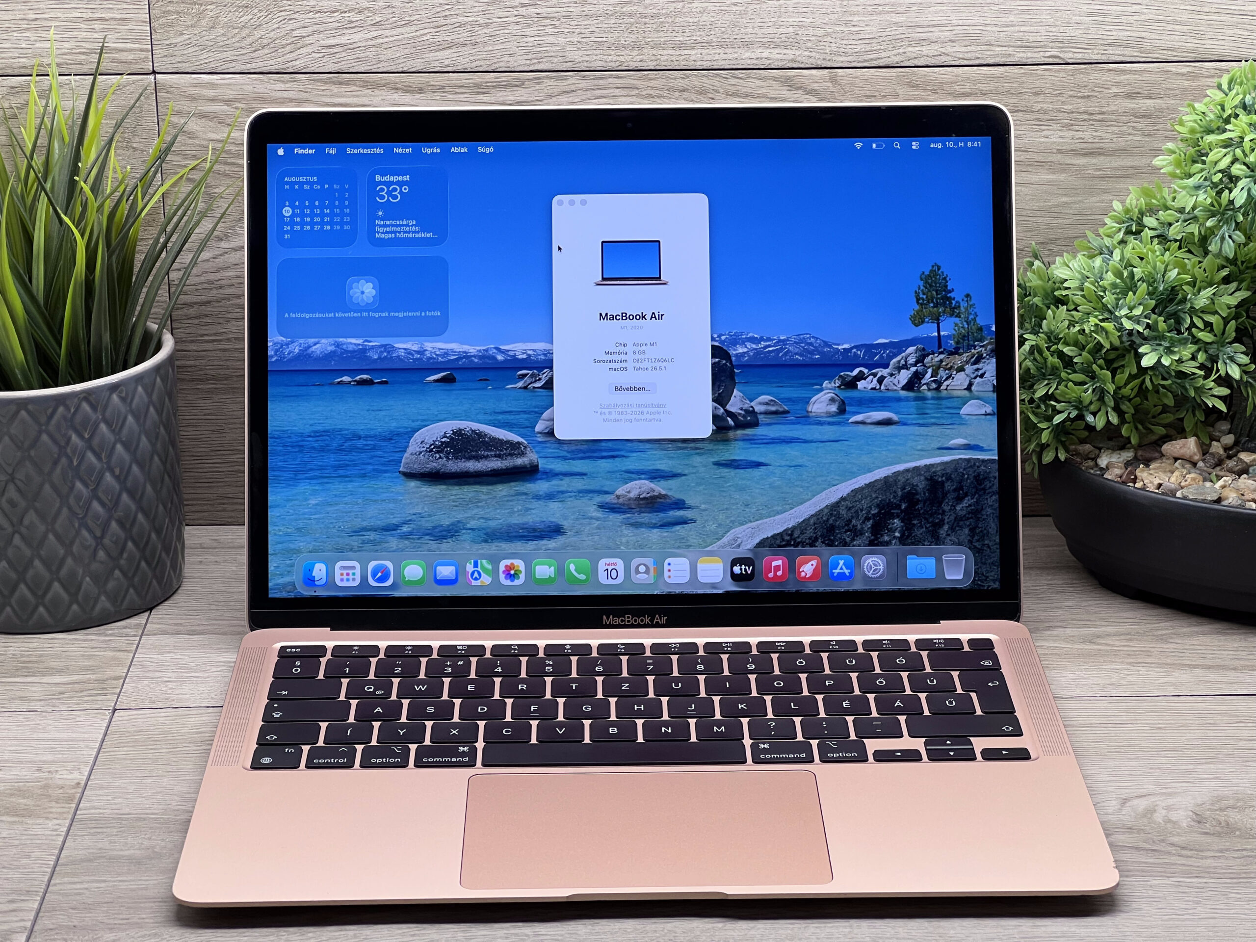 MacBook Air 2020 M1 13” 256GB 2 ÉV Garanciával Számlával