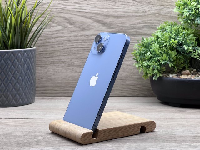iPhone 14 Blue 128GB 2 ÉV Garanciával Számlával Aksi 100%