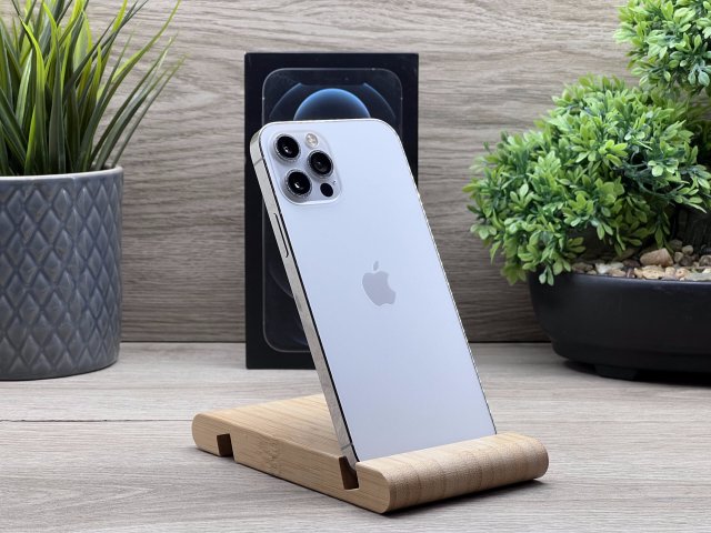 iPhone 12 Pro Silver 128GB 2 ÉV Garanciával Számlával Aksi 100%