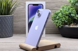 Hibátlan iPhone 14 Purple 128GB 2 ÉV Garanciával Számlával