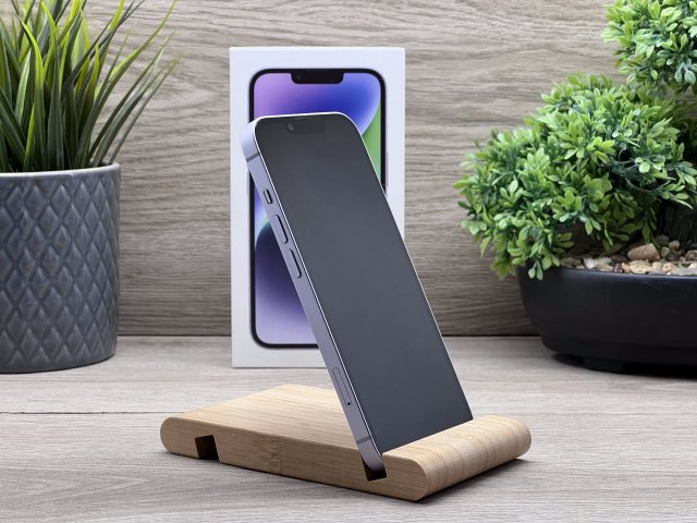 Hibátlan iPhone 14 Purple 128GB 2 ÉV Garanciával Számlával