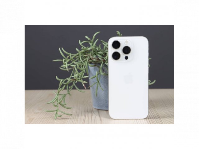 Újszerű iPhone 15 Pro 256 White Titanium US-8361
