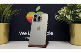 iPhone 15 Pro 256GB, Natúr Titán, Független, Számla, 2 Év Garancia, 100%