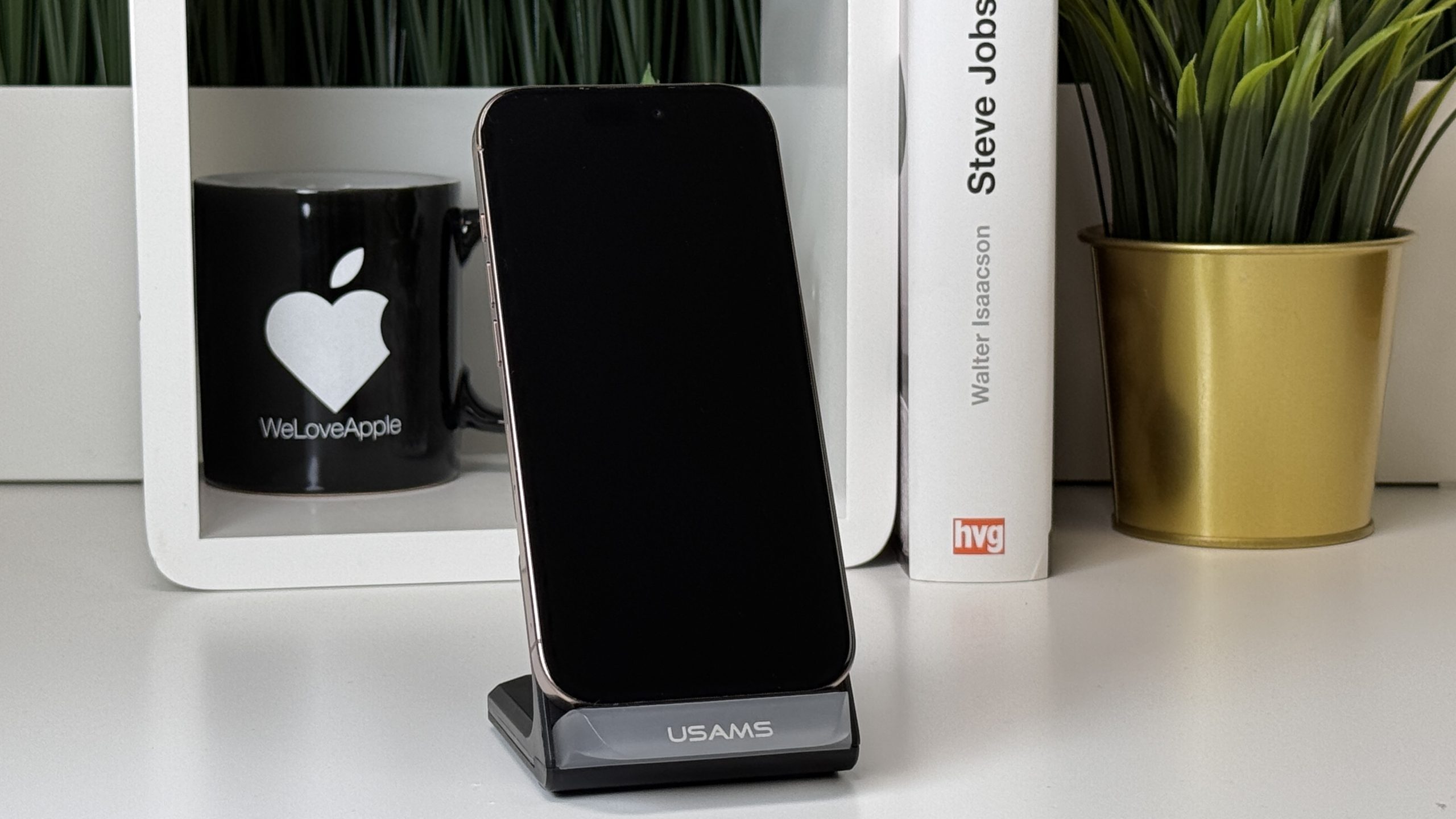 iPhone 16 Pro 128GB, Sivatagszínű Titán, Független, Számla, 2 Év Garancia, 88%
