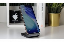 iPhone 16 Pro Max 256GB, Sivatagszínű Titán, Független, Számla, 2 Év Garancia, 91%