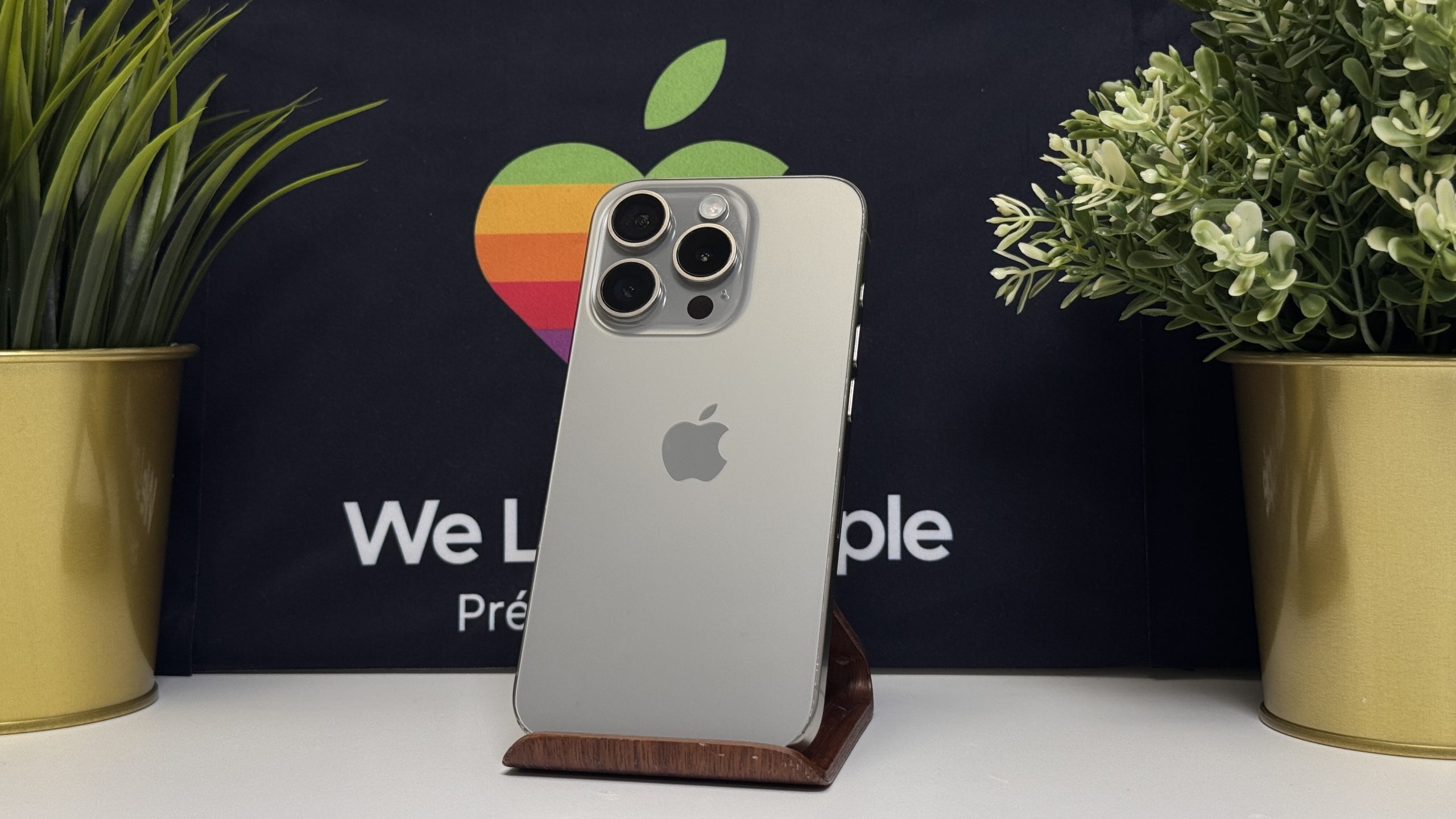 iPhone 15 Pro 512GB, Natúr Titán, Független, Számla, 2 Év Garancia, 100%