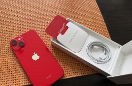 Apple iPhone 14 128Gb Product RED/piros, Gyári független, Szép állapot