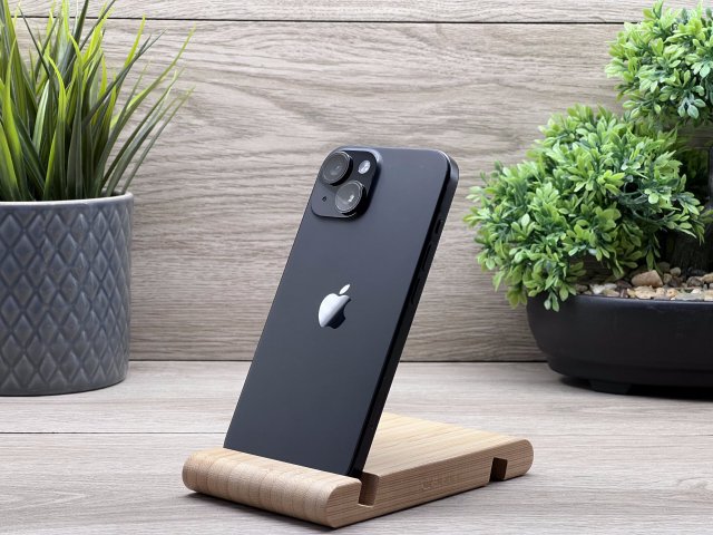 iPhone 15 Black 256GB 2 ÉV Garanciával Számlával