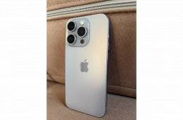 iPhone 15 Pro 128GB, Natúr Titán, Kártyafüggetlen