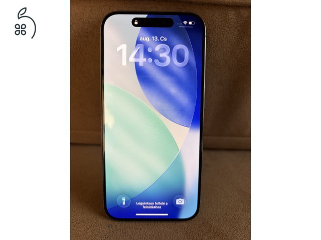 iPhone 15 Pro 128GB, Natúr Titán, Kártyafüggetlen