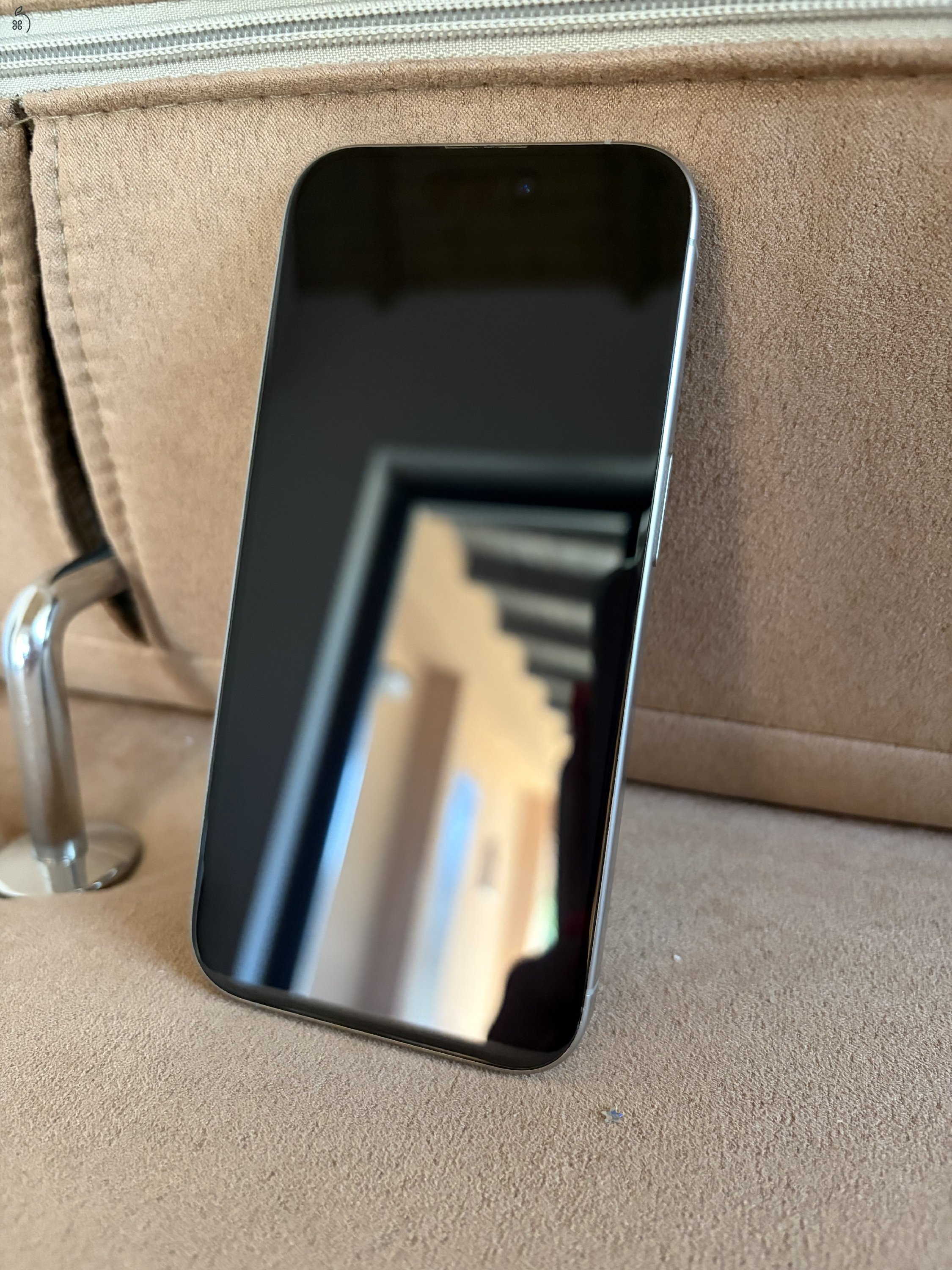 iPhone 15 Pro 128GB, Natúr Titán, Kártyafüggetlen