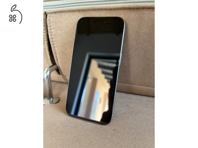 iPhone 15 Pro 128GB, Natúr Titán, Kártyafüggetlen