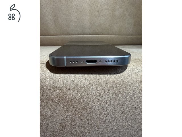 iPhone 15 Pro 128GB, Natúr Titán, Kártyafüggetlen