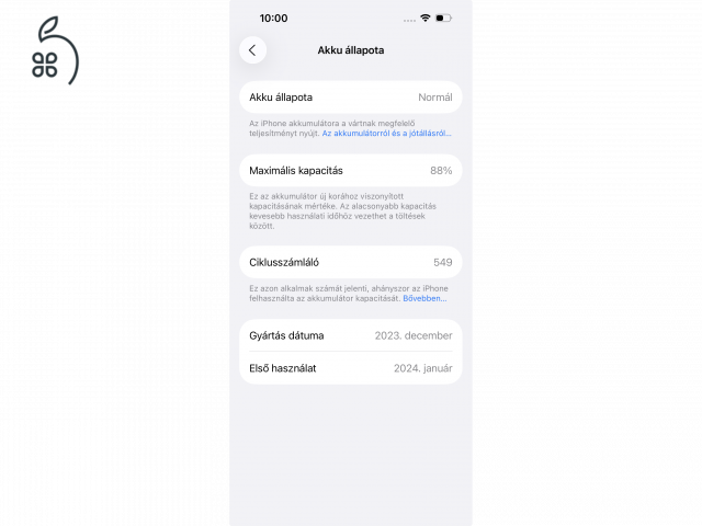 iPhone 15 Pro 128GB, Natúr Titán, Kártyafüggetlen