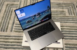 MacBook PRO 16” M1 Pro chip! 16GB/1TB SSD! Akkumlátor 96%! Gyönyörű!