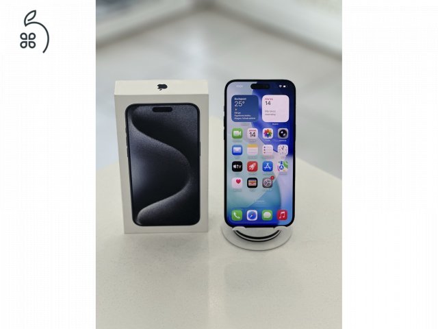 iPhone 15 Pro Max 256GB Független Újszerű/1 hónap gar./Akku 85%/p4978