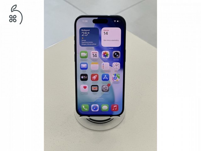 iPhone 15 Pro 128GB Független Újszerű/1 hónap gar./Akku 87%\p4979