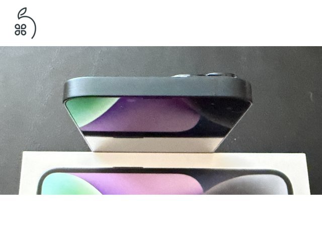 Apple iPhone 14 128Gb Midnight, akku 84%, gyári független, karcmentes, makulátlan