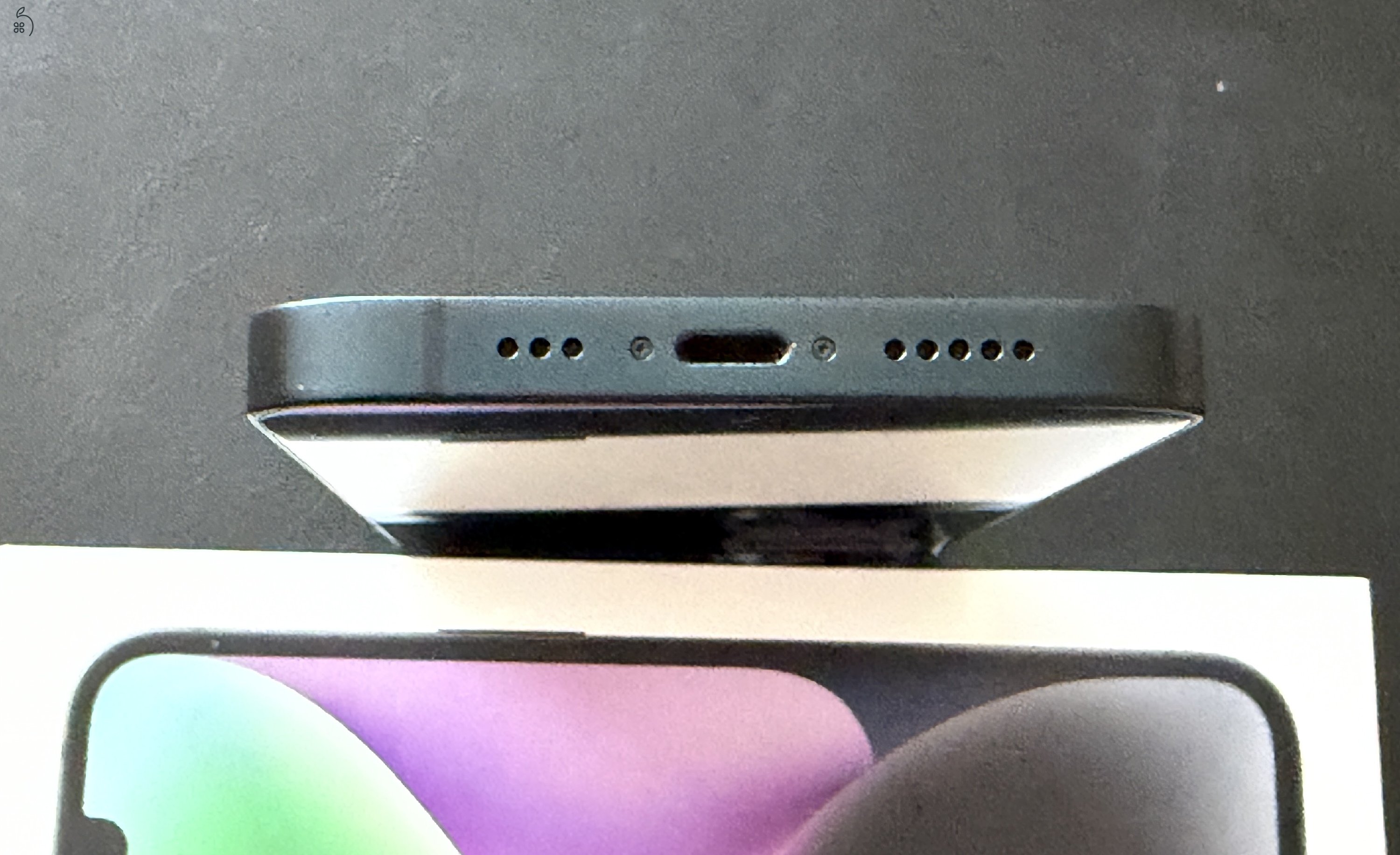 Apple iPhone 14 128Gb Midnight, akku 84%, gyári független, karcmentes, makulátlan