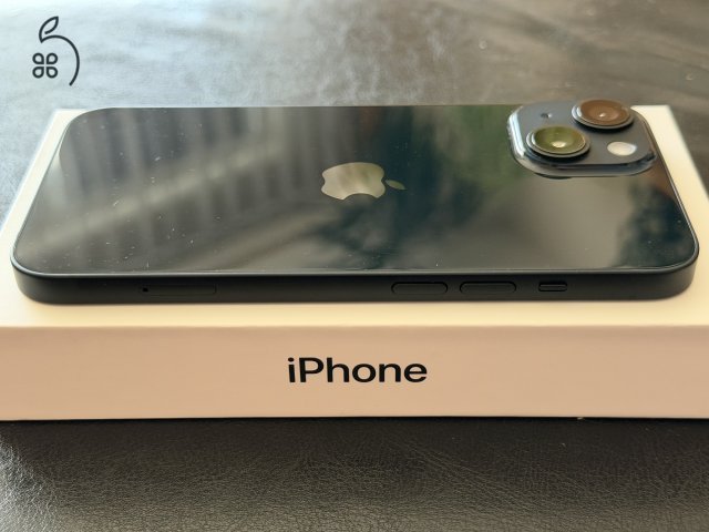 Apple iPhone 14 128Gb Midnight, akku 84%, gyári független, karcmentes, makulátlan