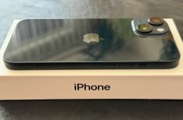 Apple iPhone 14 128Gb Midnight, akku 84%, gyári független, karcmentes, makulátlan