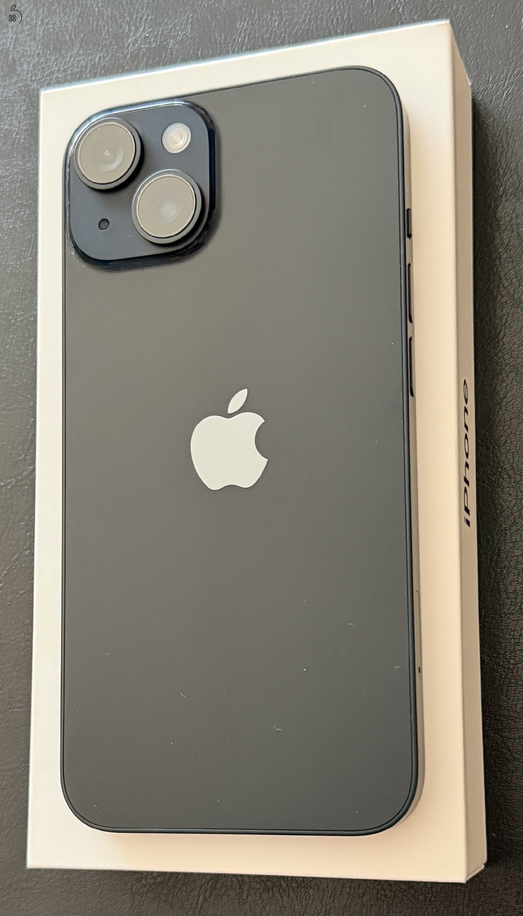Apple iPhone 14 128Gb Midnight, akku 84%, gyári független, karcmentes, makulátlan
